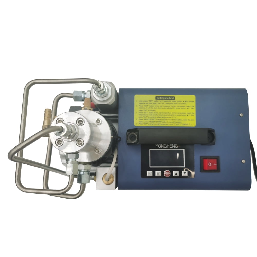 High Pressure Electric Air Pump Air Compressor with Water Cooling with Intelligent Digital Version 110V 30MPA for Equipment High Pressure Inflation