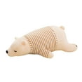thumbnail image 3 of Oso de peluche suave para dormir, almohada de muñeco de peluche, regalo cómodo, cojín de acompañamiento duradero, Animal relleno de dibujos animados Blanco 35cm, 3 of 8