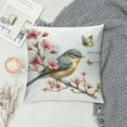 thumbnail image 2 of Creowell  Outdoor Bird Decorative Throw Pillowcase, Bird Flower Both Sides Printed Spring Cushion Patio for Home Couch Sofa Decor，Multi-Size, 2 of 5