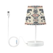 BZSMCE Table Lamp Creative Charming Equestrian Elegance Pattern Simple Pattern Night Light