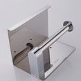 thumbnail image 4 of Portarrollos de papel higiénico de pared, acero inoxidable 304, montaje con tornillos, plateado Sailing Electrónica, 4 of 5