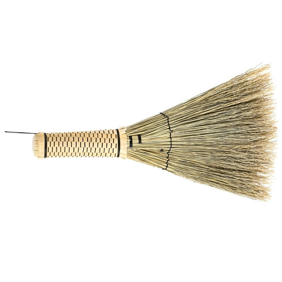 ACDANC Small Whisk Broom Natural Corn Handheld Brush for Desk Cleaning, Sweeping Indoor Outdoor Pets Car Soft Broom