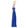 thumbnail image 5 of Tnobhg Tassel Keychain Pendant Faux Leather Solid Color Lobster Clip Fringe Stainless Lightweight Portable DIY Keyring Schoolbag Decoration Pendant, 5 of 8