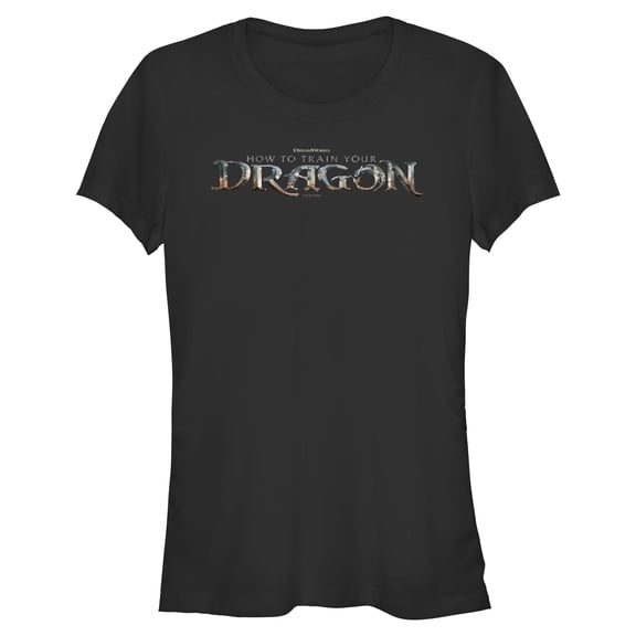 Juniors How to Train Your Dragon Classic Logo T Shirt