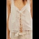 thumbnail image 5 of Blusas de Verano Bohemias con Lazo Frontal para Mujer, Blusas Playeras de Encaje con Botones, Sin Mangas, de de , Y2k 2025, Blancas, L, 5 of 6