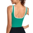 thumbnail image 2 of RUNNING GIRL Women's Yoga Tank Top with Built-in Bra, Sleeveless Athletic Workout Tank, Racerback Crop Sports Top for Yoga, Gym, Running, 2 of 5