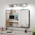 thumbnail image 3 of Chrome LED Modern Bathroom 4-Light Vanity Light Fixtures 29.9Inch, Dimmable Modern Acrylic Bathroom Wall Lighting Fixtures Over Mirror (Cool White 6000K), 3 of 10