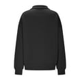 thumbnail image 5 of Yuannlog Womens Hoodies Autumn Sweatshirts Half Zip Pullovers Comfortable Loose Long Sleeve Oversized Outerwear Sweatshirts, 5 of 5