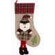 thumbnail image 1 of ZHAOCHENG Medias navideñas, medias navideñas colgantes de felpa 3D personalizadas de Papá Noel para fiestas en casa, árboles de Navidad, 1 of 5