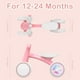 thumbnail image 5 of Bicicleta Baby Balance SEREED con iluminación colorida de 12 a 24 meses, 5 of 9