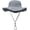 Grey, variant on Womens UPF50+ Cotton Wide Brim Sun Hat with Strap Ladies Summer Floppy Hats Packable Women Washed Fringes Bucket Hat