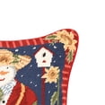 thumbnail image 2 of Sunflower Snowman Needlepoint Pillow, 14" x 14", 2 of 4