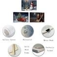 thumbnail image 6 of ZHONGYUTONG Christmas Canvas Wall Art 3 Piece Santa Snowman Red Truck Pictures Prints Winter Night Artwork for Living Room Bedroom Decor (Christmas-2, 12.00" x 16.00" x 3PCS), 6 of 7