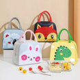 thumbnail image 2 of 1pc Cartoon Rabbit Animal Cute Bento Bag  School Insulation Lunch Box  Lunch Bag, 2 of 7