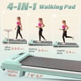 thumbnail image 2 of FYC Walking Pad Treadmill with Incline - 4 in 1 Under Desk Home Portable Compact Machine, 2 of 8