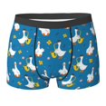 thumbnail image 6 of Men's Boxer Briefs, Cartoon Goose Soft Comfy Mens Underwear Boxer Briefs Breathable With Widen Waist, 6 of 7