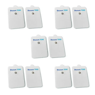 LotFancy Tens Unit Pads Compatible with Omron TENS Units, 10PCS Electrode  Pads, (3.75” x 2.5”) Medium Size