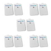TENS Electrodes Compatible with Omron - 10 (5 Pair) XL Omron Compatible Replacement Pads for TENS Units - XL Omron Compatible TENS Unit Electrodes - Discount TENS Brand