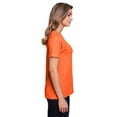 thumbnail image 3 of CORE365 CE111W Women's Fusion ChromaSoft™ Performance T-Shirt-Campus Orange-3XL, 3 of 3