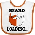 thumbnail image 3 of Inktastic Red Beard is Loading Boys Baby Bib, 3 of 4
