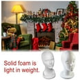 thumbnail image 3 of Maoww Mannequin Heads Model Props Shop White Deflection Bubble Display Rack Professional Holder Multifunctional Shelf Male 1Set, 3 of 6