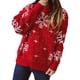 thumbnail image 1 of Suéter grueso de Otoño/Invierno con Estampado de Navidad Gibobby Rojo M, 1 of 5