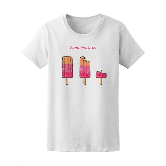 Sweet Fruit Ice Cream T-Shirt Women -Image by Shutterstock, Female Large