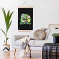 thumbnail image 6 of Rick And Morty Wooden Shaft Hanging Poster Home Decor Poster Wall Art Painting For Living Room Bedroom 12"X18", 6 of 7