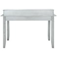 thumbnail image 6 of SAFAVIEH Winsone Solid Writing Desk w/ 2 Drawers, Dark Grey, 6 of 14