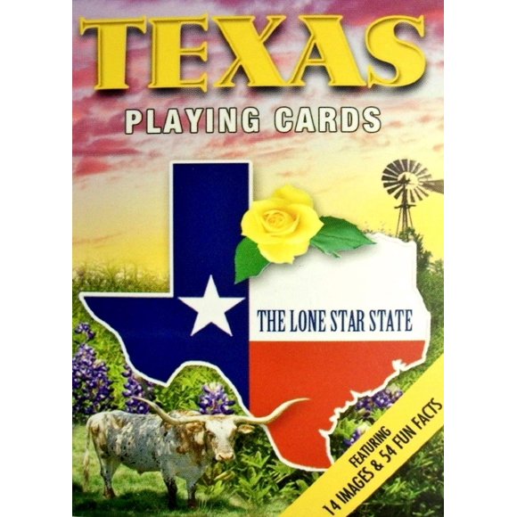 Saddle Mountain Souvenir Texas l'Étoile Solitaire Cartes à Jouer
