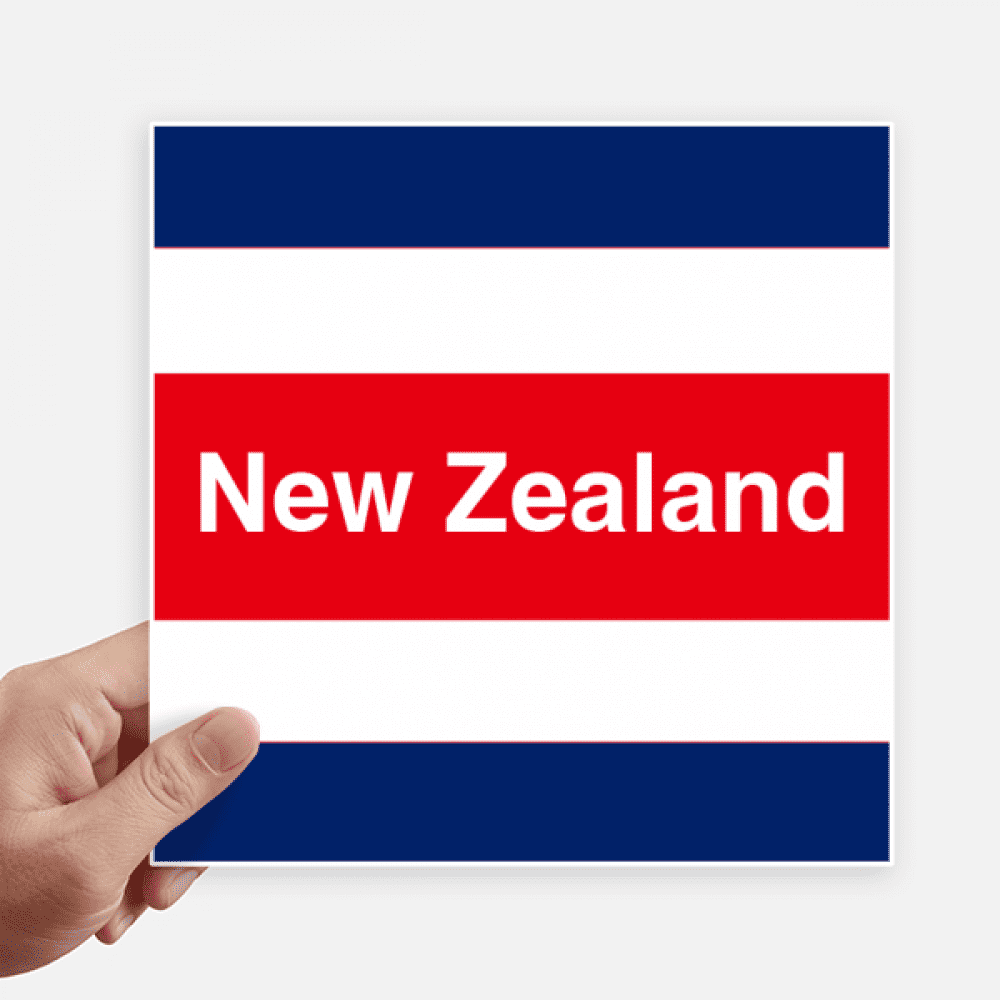 New Zealand Flag Colors Representative Sticker Tags Wall Picture Laptop