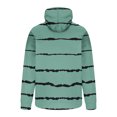 thumbnail image 3 of BXINGOHAI Stripe Hoodies Sweatshirts for Men Thin Fleece Pullover Sweatshirt Big and Tall Long Sleeved Hooded Athletic Jogging Tops With Pockets Drawstring Green,XXL, 3 of 4