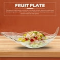 thumbnail image 2 of Shisuyan 1Pc Glass Fruit Plate Glass Crystal Tableware Decorative Dessert Plate, 2 of 8