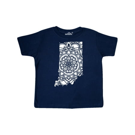 

Inktastic Indiana Silhouette Mandala Gift Toddler Boy or Toddler Girl T-Shirt