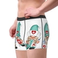 thumbnail image 2 of Yiaed Guomei doctor Print Men's Soft Cotton Boxer Shorts Breathable Boxers Underwear Moisture-Wicking Underwear Stretch Boxer Briefs for Man-X-Large, 2 of 5