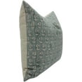 thumbnail image 2 of Fabdivine Block Print Throw Pillow Cover, 18x18 Inch Pure Linen Vintage Cushion Cover, Floral Print Boho Design Sage Green Pillow Cover for Sofa and Couch, 2 of 5
