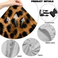 thumbnail image 6 of Xoenoiee Brown Leopard Print Stretchable Gaming Chair Cover, Washable Anti-Scratch Slipcover with Armrest Protection, Cat Scratch Proof for Office and Computer Chairs, 6 of 7