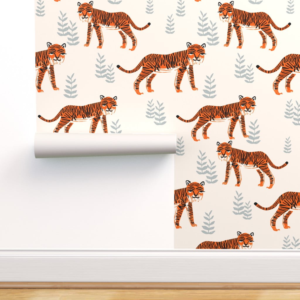 Tiger wallpaper  Peel and Stick or NonPasted