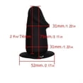thumbnail image 4 of 1pc Dildo Mask, Mouth Gag, Women's Passion Removal Mouth Ball Gag, Erotic Thickened Black Mask, BDSM Adult Erotic Supplies, 4 of 4