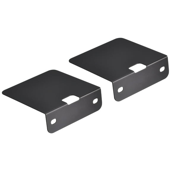 Uxcell Floating Speaker Shelves, Metal Speaker Wall Support Studio Monitor Speaker Bookshelf Stand Black Pack of 2