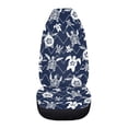 thumbnail image 3 of Uourmeti Sea Turtle Car Seat Cover Long Time Use Wear Resistant Car Interior Cushion, Stretchy Perfect Fit Compatible with Trucks Sedan Auto, 3 of 6