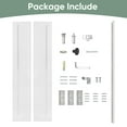 thumbnail image 6 of JUBEST 30"x80" 1 Panel White Primed Hollow-Core Composite Interior Bifold Closet Door, 6 of 8