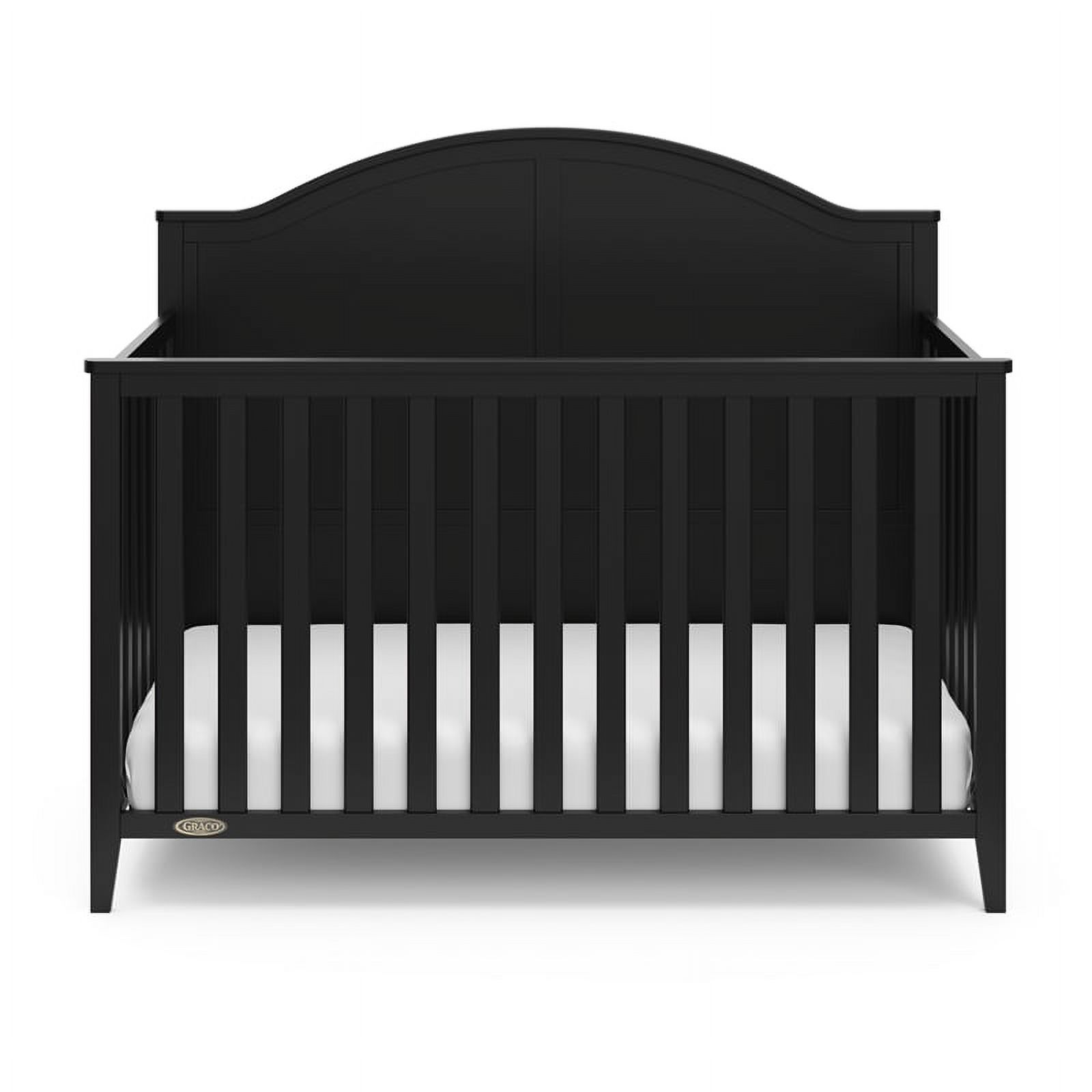 Graco Wilfred 5-in-1 Convertible Baby Crib, Black - image 2 of 4