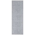 thumbnail image 2 of Aoile 2' x 6' Washable Runner Rug, Modern Plaid Rug with Non-slip, Low Pile Rug for Bathroom Bedroom Kitchen Laundry, Dark Grey, 2 of 7