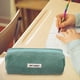 thumbnail image 5 of Estuche Retro De Pana Para Lápices, Organizador De Papelería De Gran Capacidad, Bolsa Portátil Para Pinceles, Almacenamiento Multifuncional Para Viajes, Diseño De Doble Capa, 5 of 8
