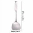 thumbnail image 1 of PEONAVET Mini Stainless Steel Cooking Set Mini 304 Stainless Steel Cooking Set - Polished Ladle And Slotted Spoon And Turner, 1 of 4