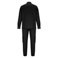 thumbnail image 6 of gbyLJF Men's Cargo Tracksuit 2 Pieces Long Sleeve Button up Jacket and Cargo Pants Set Solid Color Multi-pocket Sweat Suits Outfits, 6 of 8