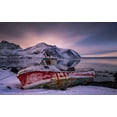 thumbnail image 2 of Goossens, Henk 18x13 Gold Ornate Wood Framed with Double Matting Museum Art Print Titled - Stranded At Sundklakkstraumen, 2 of 4