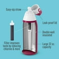 thumbnail image 4 of Brita Stainless Steel Ruby Water Bottle Leak Proof Filter, 4 of 9