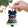 thumbnail image 4 of Kit Naves Navidad Santa Claus Bell Adorno para Un Amigo Y Familia () Azul, 4 of 9